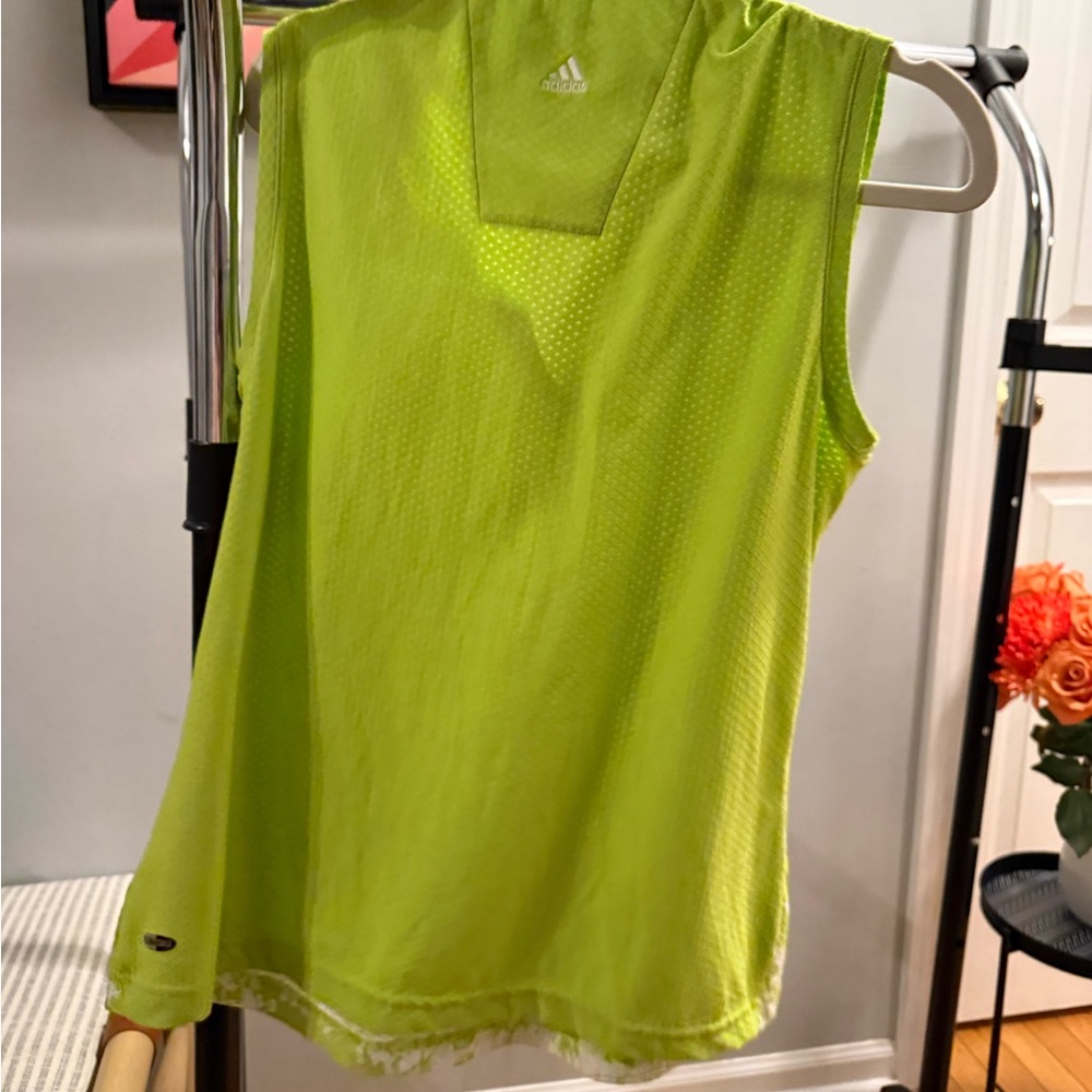Adidas Women's Bright Green Tank Top